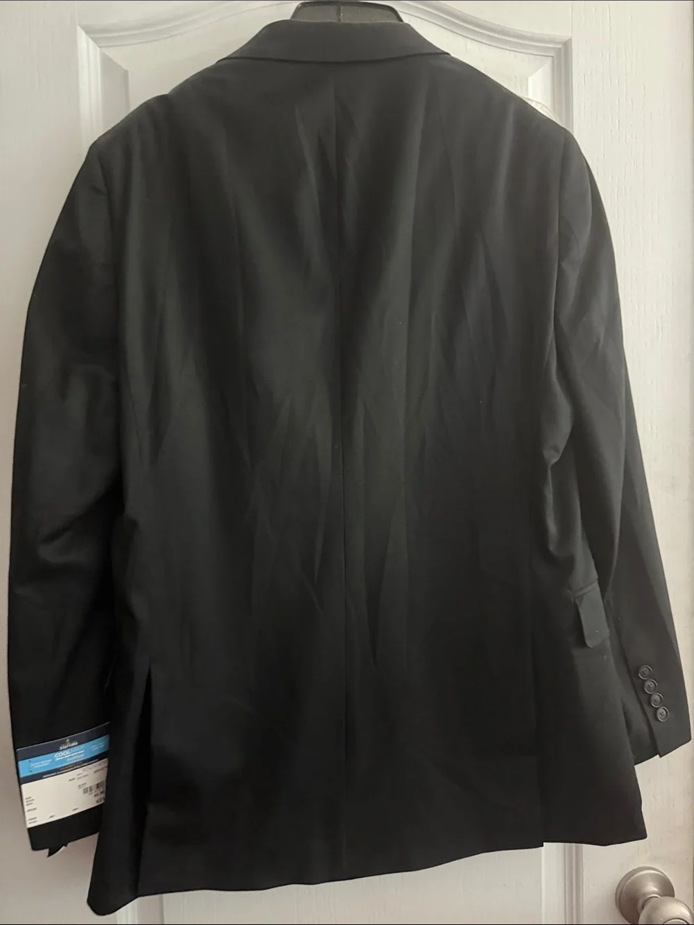 Stafford Coolmax Black Men's Two-Button Blazer40 regular suit jacket business